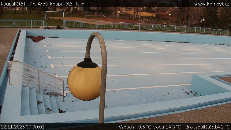 Koupaliště Hulín - Areál koupaliště Hulín - 22.11.2025 v 07:00