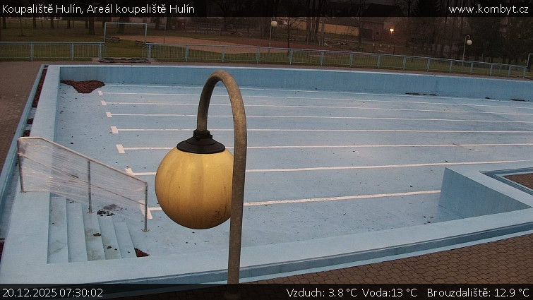 Koupaliště Hulín - Areál koupaliště Hulín - 20.12.2025 v 07:30