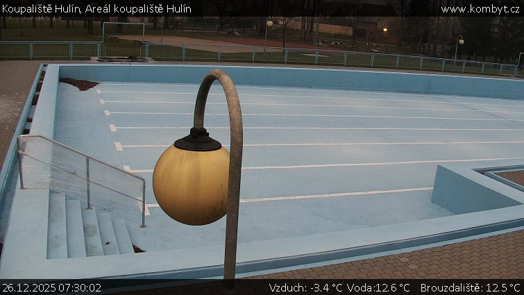 Koupaliště Hulín - Areál koupaliště Hulín - 26.12.2025 v 07:30