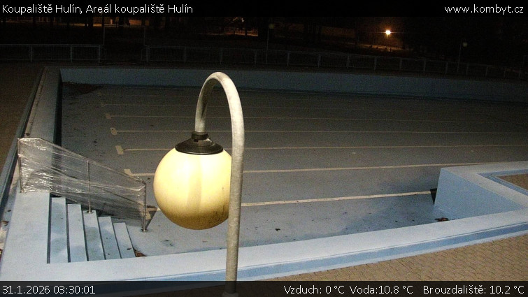 Koupaliště Hulín - Areál koupaliště Hulín - 31.1.2026 v 03:30