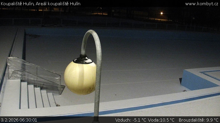 Koupaliště Hulín - Areál koupaliště Hulín - 3.2.2026 v 06:30