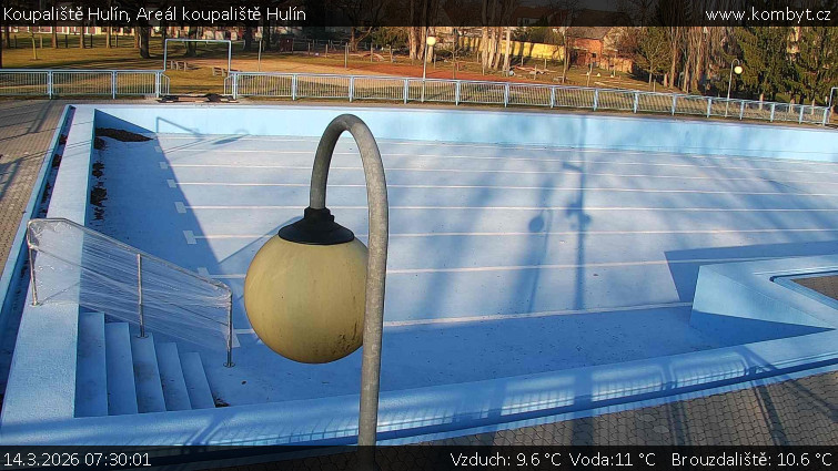 Koupaliště Hulín - Areál koupaliště Hulín - 14.3.2026 v 07:30