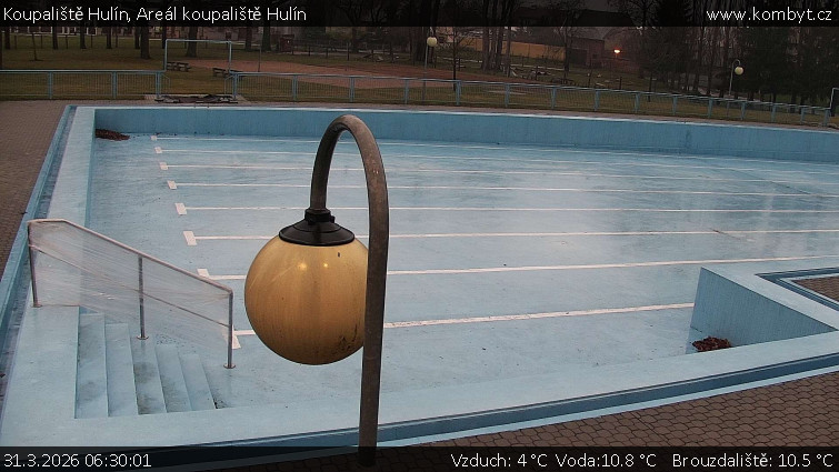 Koupaliště Hulín - Areál koupaliště Hulín - 31.3.2026 v 06:30