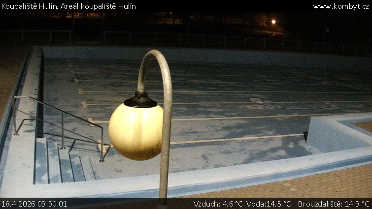Koupaliště Hulín - Areál koupaliště Hulín - 18.4.2026 v 03:30