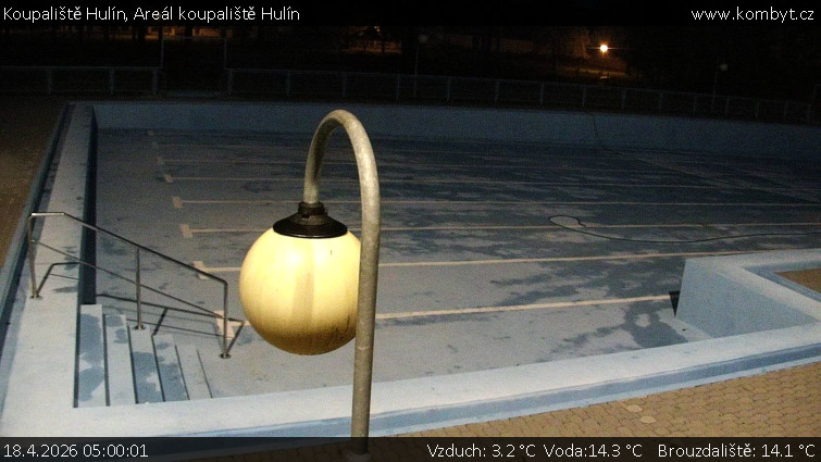 Koupaliště Hulín - Areál koupaliště Hulín - 18.4.2026 v 05:00