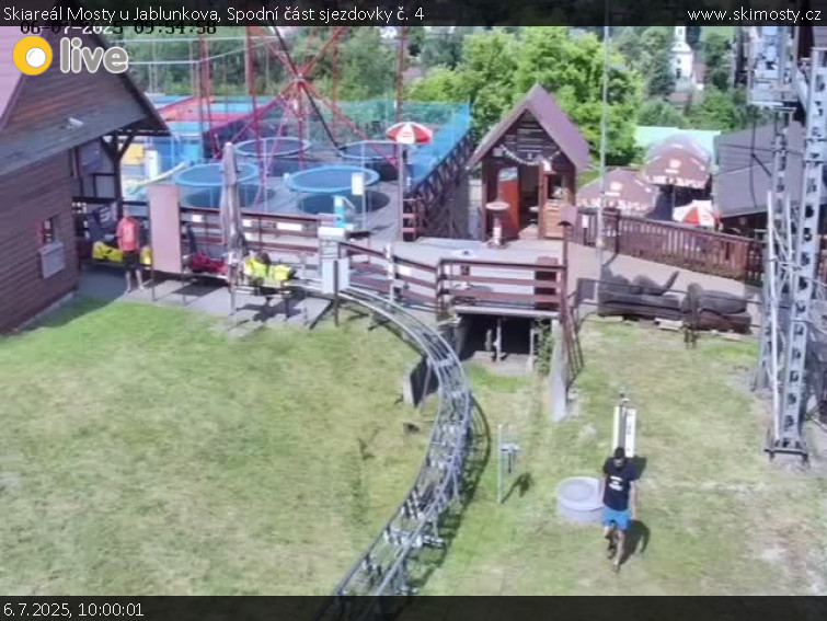 Skiareál Mosty u Jablunkova - Spodní část sjezdovky č. 4 - 6.7.2025 v 10:00 Skiareál Mosty u Jablunkova - Spodní část sjezdovky č. 4 - 6.7.2025 v 10:00