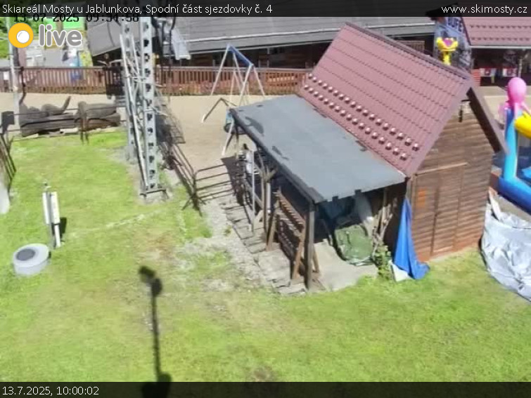 Skiareál Mosty u Jablunkova - Spodní část sjezdovky č. 4 - 13.7.2025 v 10:00 Skiareál Mosty u Jablunkova - Spodní část sjezdovky č. 4 - 13.7.2025 v 10:00