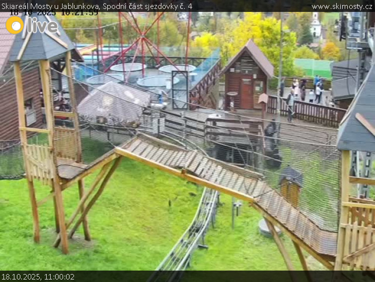 Skiareál Mosty u Jablunkova - Spodní část sjezdovky č. 4 - 18.10.2025 v 11:00 Skiareál Mosty u Jablunkova - Spodní část sjezdovky č. 4 - 18.10.2025 v 11:00