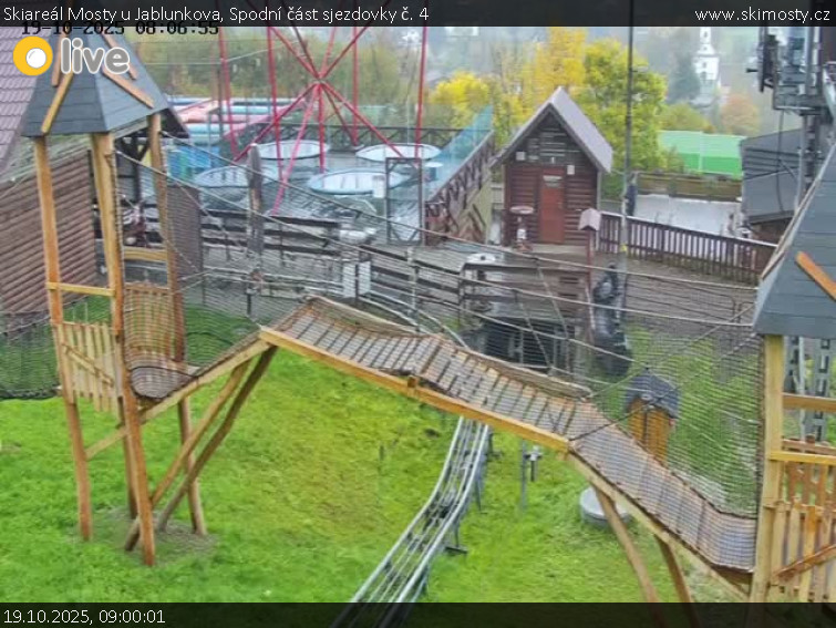 Skiareál Mosty u Jablunkova - Spodní část sjezdovky č. 4 - 19.10.2025 v 09:00 Skiareál Mosty u Jablunkova - Spodní část sjezdovky č. 4 - 19.10.2025 v 09:00