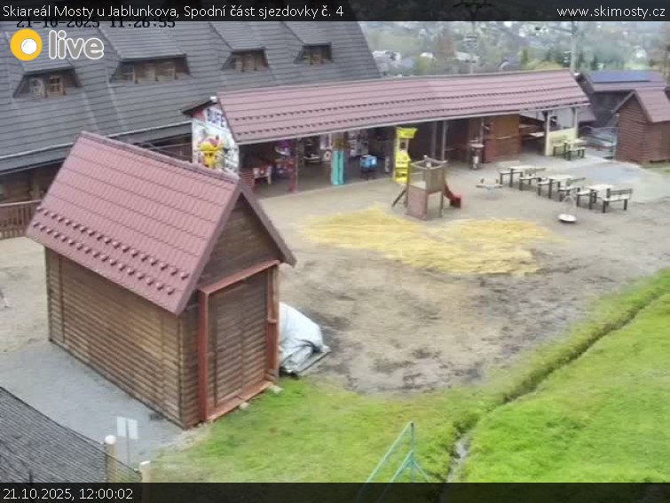 Skiareál Mosty u Jablunkova - Spodní část sjezdovky č. 4 - 21.10.2025 v 12:00 Skiareál Mosty u Jablunkova - Spodní část sjezdovky č. 4 - 21.10.2025 v 12:00