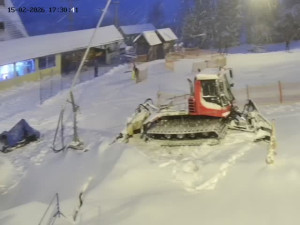 Skiareál Mosty u Jablunkova - Spodní část sjezdovky č. 4 - 15.2.2026 v 18:00