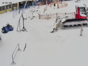 Skiareál Mosty u Jablunkova - Spodní část sjezdovky č. 4 - 16.2.2026 v 13:00