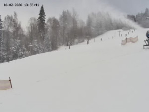 Skiareál Mosty u Jablunkova - Spodní část sjezdovky č. 4 - 16.2.2026 v 14:00