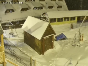 Skiareál Mosty u Jablunkova - Spodní část sjezdovky č. 4 - 16.2.2026 v 21:00