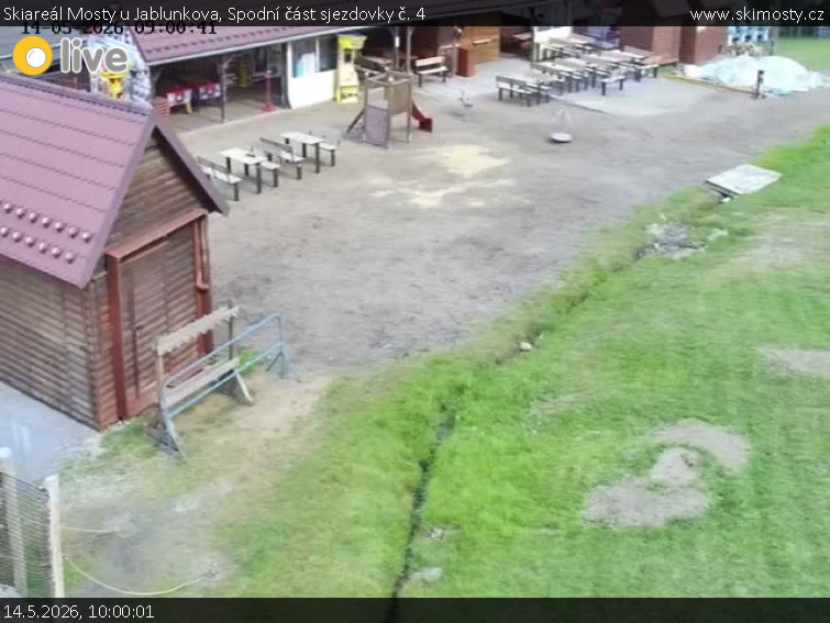 Skiareál Mosty u Jablunkova - Spodní část sjezdovky č. 4 - 14.5.2026 v 10:00
