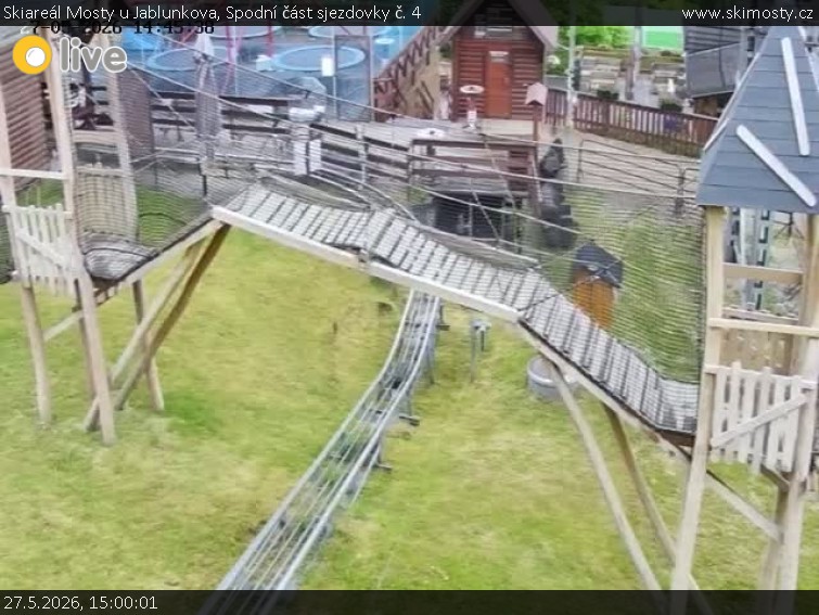 Skiareál Mosty u Jablunkova - Spodní část sjezdovky č. 4 - 27.5.2026 v 15:00