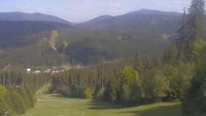 Skiareál Bílá - Bílá - panorama - 9.5.2025 v 09:55