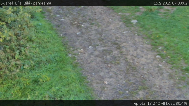 Skiareál Bílá - Bílá - panorama - 19.9.2025 v 07:30