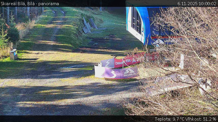 Skiareál Bílá - Bílá - panorama - 6.11.2025 v 10:00
