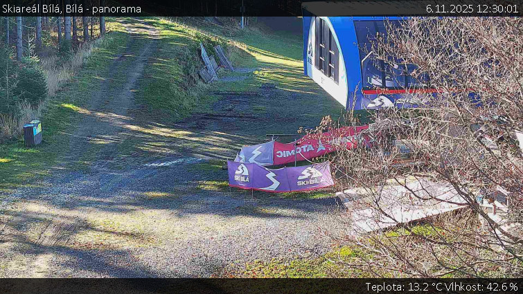 Skiareál Bílá - Bílá - panorama - 6.11.2025 v 12:30