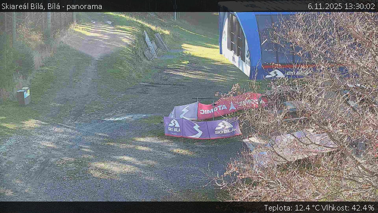 Skiareál Bílá - Bílá - panorama - 6.11.2025 v 13:30
