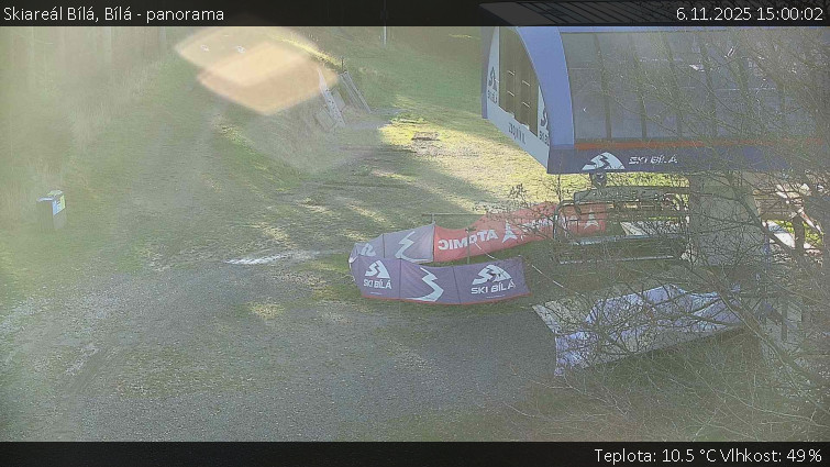 Skiareál Bílá - Bílá - panorama - 6.11.2025 v 15:00
