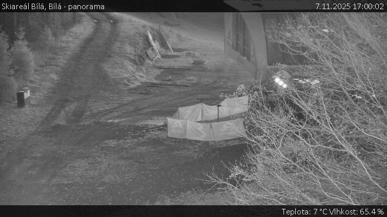 Skiareál Bílá - Bílá - panorama - 7.11.2025 v 17:00