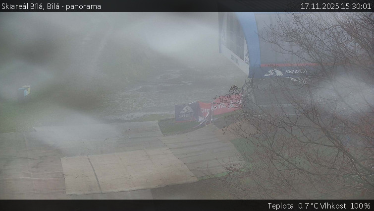 Skiareál Bílá - Bílá - panorama - 17.11.2025 v 15:30