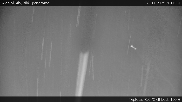 Skiareál Bílá - Bílá - panorama - 25.11.2025 v 20:00