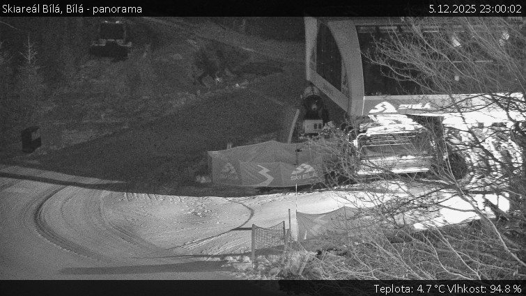 Skiareál Bílá - Bílá - panorama - 5.12.2025 v 23:00