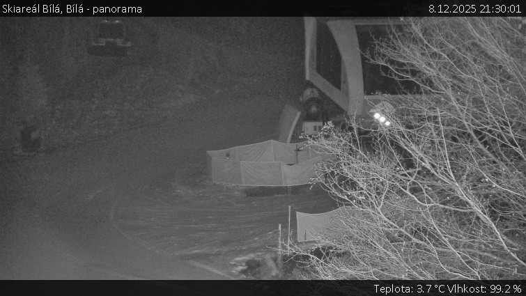 Skiareál Bílá - Bílá - panorama - 8.12.2025 v 21:30