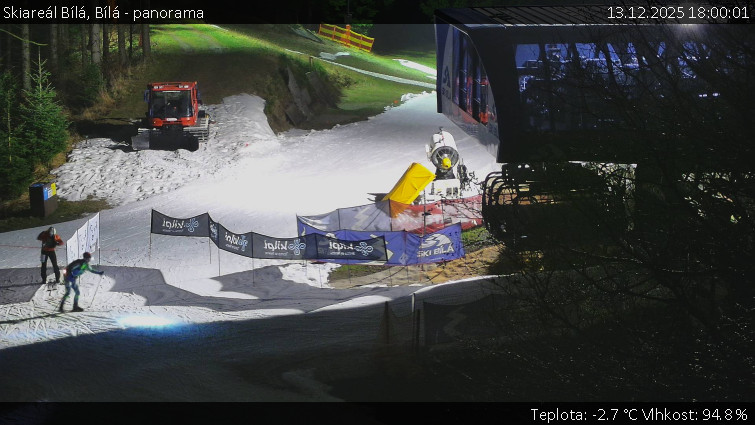 Skiareál Bílá - Bílá - panorama - 13.12.2025 v 18:00