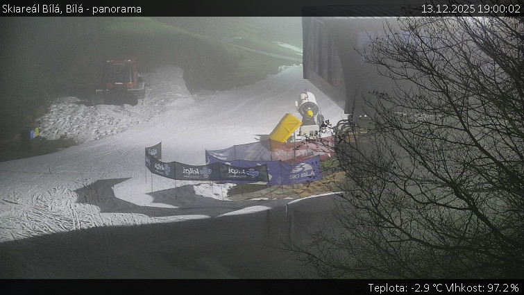 Skiareál Bílá - Bílá - panorama - 13.12.2025 v 19:00
