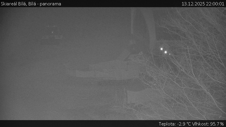 Skiareál Bílá - Bílá - panorama - 13.12.2025 v 22:00