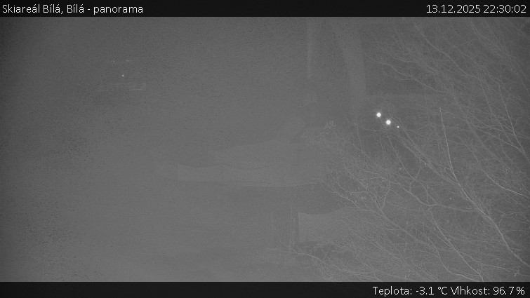 Skiareál Bílá - Bílá - panorama - 13.12.2025 v 22:30