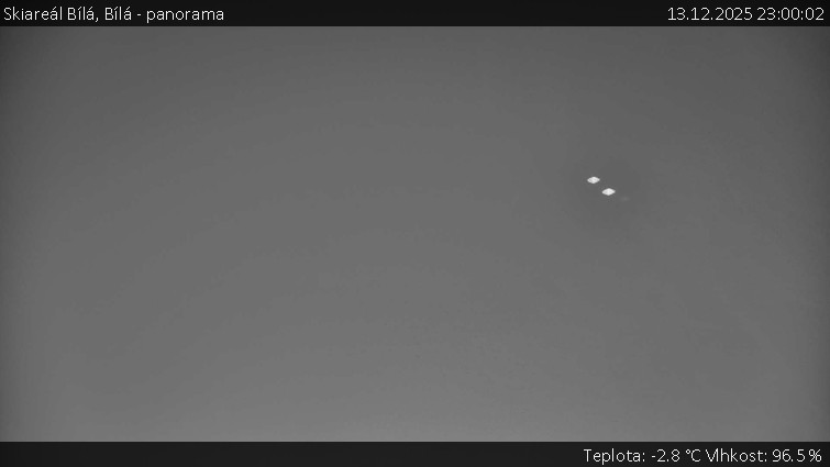Skiareál Bílá - Bílá - panorama - 13.12.2025 v 23:00
