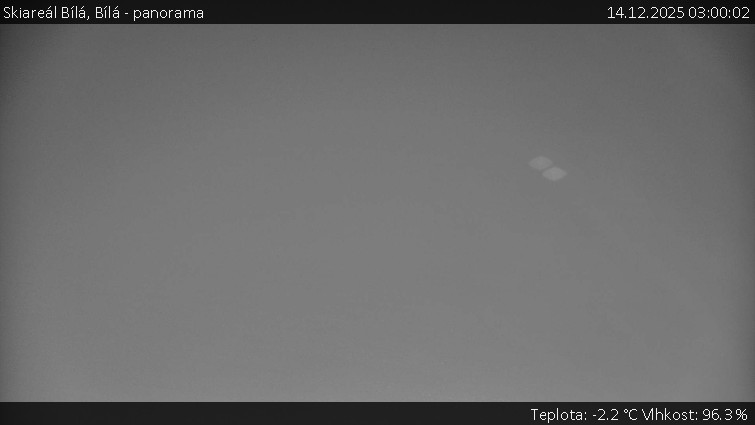 Skiareál Bílá - Bílá - panorama - 14.12.2025 v 03:00