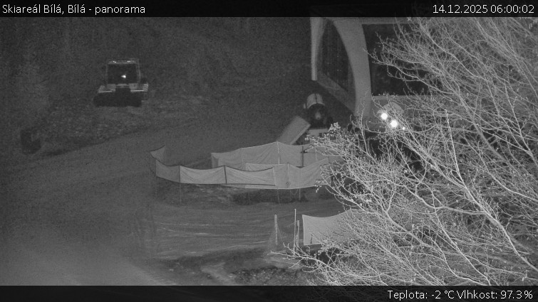 Skiareál Bílá - Bílá - panorama - 14.12.2025 v 06:00