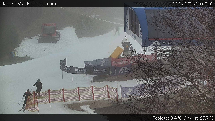 Skiareál Bílá - Bílá - panorama - 14.12.2025 v 09:00