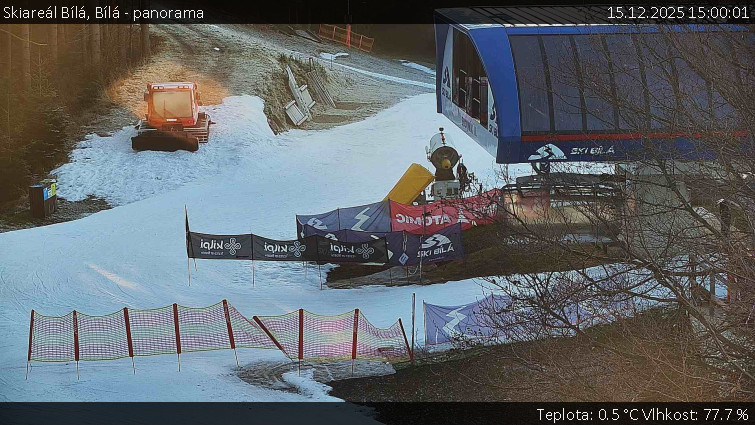 Skiareál Bílá - Bílá - panorama - 15.12.2025 v 15:00