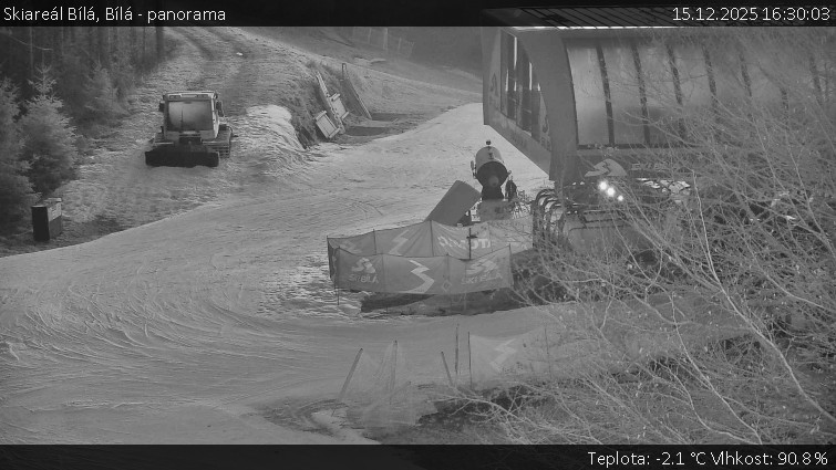 Skiareál Bílá - Bílá - panorama - 15.12.2025 v 16:30