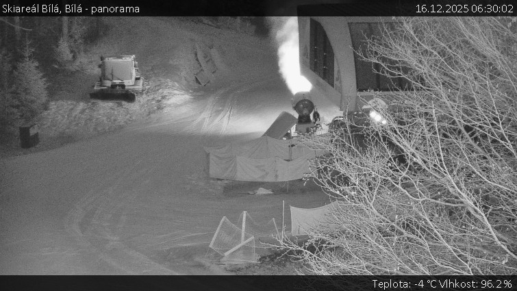 Skiareál Bílá - Bílá - panorama - 16.12.2025 v 06:30