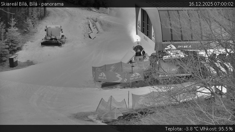 Skiareál Bílá - Bílá - panorama - 16.12.2025 v 07:00