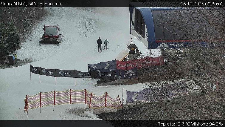Skiareál Bílá - Bílá - panorama - 16.12.2025 v 09:30
