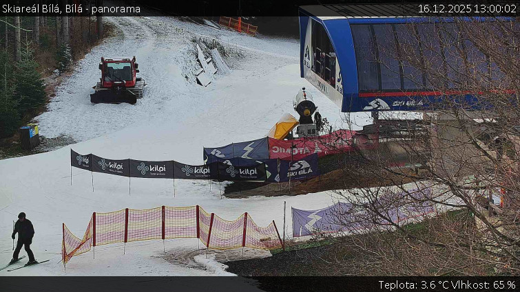 Skiareál Bílá - Bílá - panorama - 16.12.2025 v 13:00