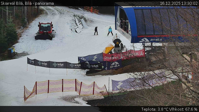 Skiareál Bílá - Bílá - panorama - 16.12.2025 v 13:30