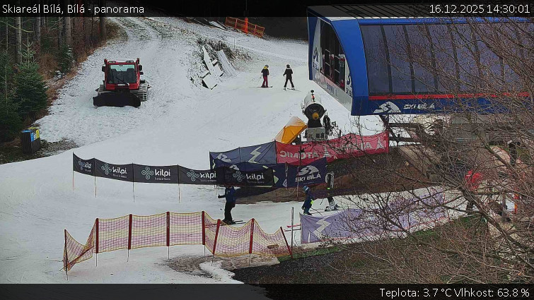Skiareál Bílá - Bílá - panorama - 16.12.2025 v 14:30
