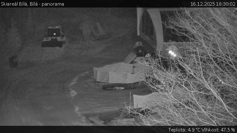 Skiareál Bílá - Bílá - panorama - 16.12.2025 v 18:30