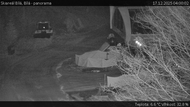 Skiareál Bílá - Bílá - panorama - 17.12.2025 v 04:00