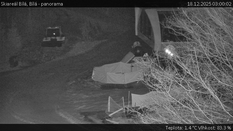 Skiareál Bílá - Bílá - panorama - 18.12.2025 v 03:00